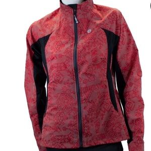 Women's IllumiNITE Red and Black Reflective Jacket.